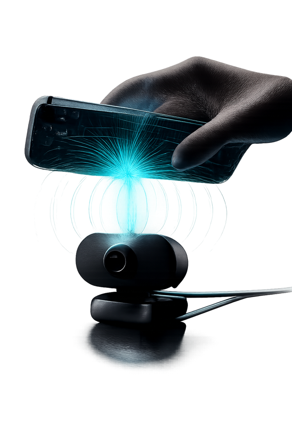 Scanning a device with EMFD